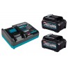 KIT XGT BATERIA BL4020 2.0Ah (x2) + CARGADOR MAKITA 191V16-9